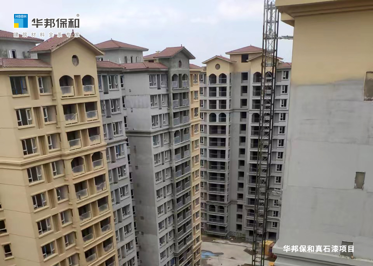 尊龙凯时人生就是搏真石漆项目实拍